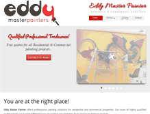 Tablet Screenshot of eddymasterpainter.com.au